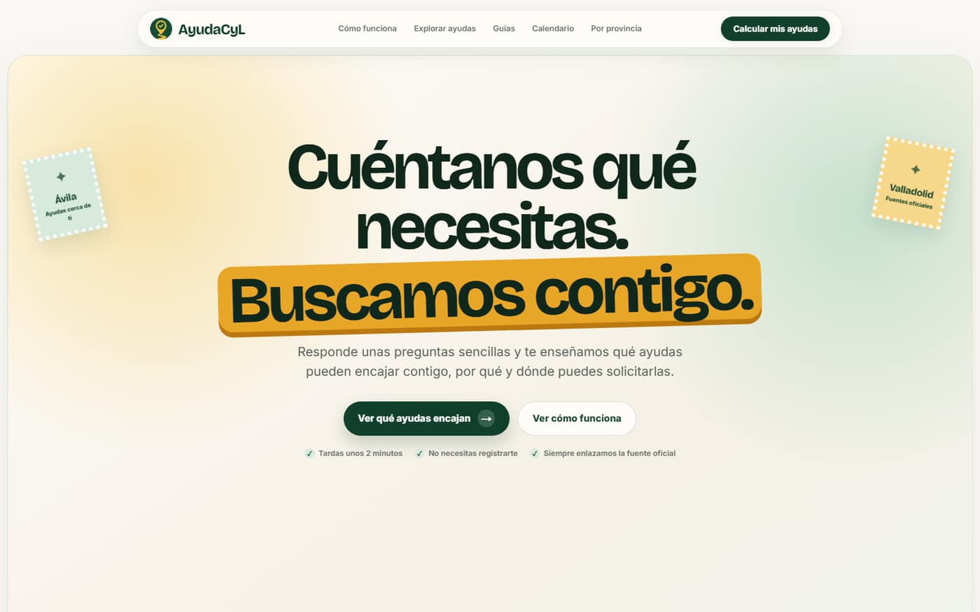 AyudaCyL, plataforma diseñada por Casa Numa