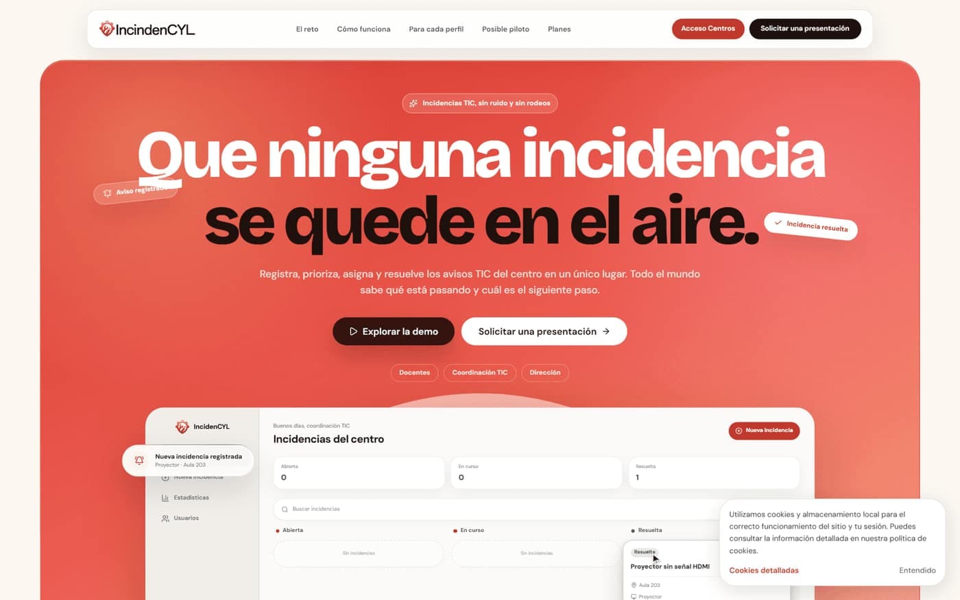 Incidencyl, producto digital de Casa Numa