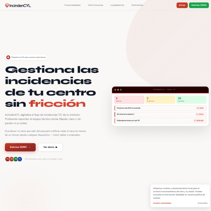 Incidencyl — proyecto Casa Numa
